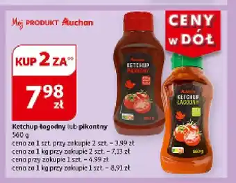 Auchan Ketchup łagodny Auchan Różnorodne (Logo Czerwone) oferta