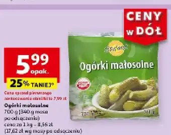 Auchan Ogórki małosolne Stefanek oferta