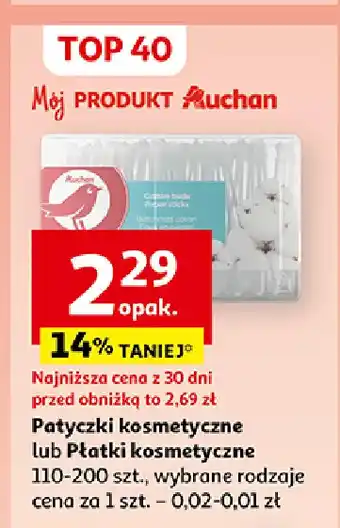 Auchan Płatki kosmetyczne Auchan oferta