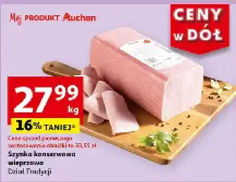 Auchan Szynka konserwowa wieprzowa Auchan Różnorodne (Logo Czerwone) oferta