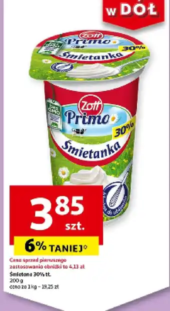 Auchan Śmietanka 30% Zott Primo oferta