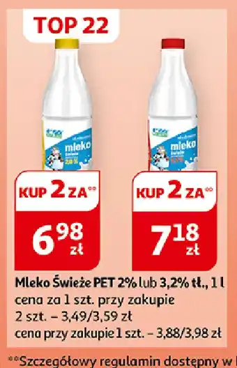 Auchan Mleko świeże 3.2 % Rolmlecz oferta