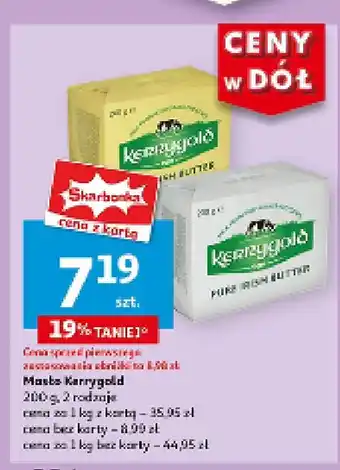 Auchan Masło solone Kerrygold Irlandzkie oferta