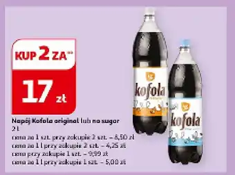 Napój bez cukru Kofola