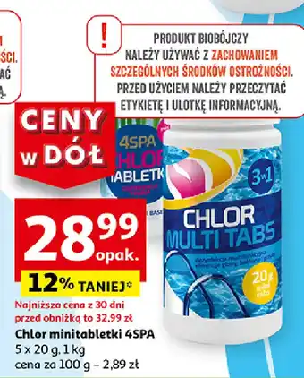 Auchan Chlor szok 4Spa oferta