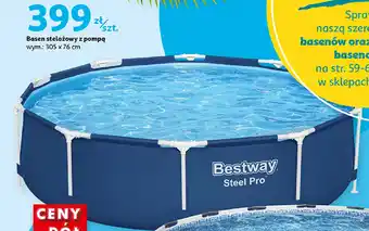 Auchan Basen fast steel pro 305 x 76 cm Bestway oferta