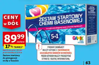 Auchan Zestaw startowy chemii basenowej 5w1 Gamix oferta