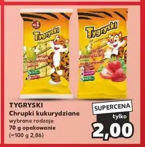 Kaufland Chrupki kukurydziane klasyczne Tygryski oferta