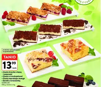 Intermarche Sernik z kruszonką Cukiernia szabelski oferta