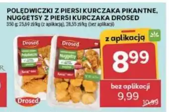 Stokrotka POLĘDWICZKI Z PIERSI KURCZAKA PIKANTNE, NUGGETSY Z PIERSI KURCZAKA DROSED 350 g oferta