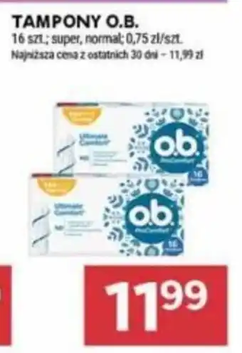 Stokrotka TAMPONY O.B. 16 szt oferta