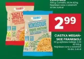 Stokrotka CIASTKA WEGAŃSKIE FRANK&OLI 50 g oferta