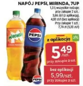 Stokrotka NAPÓJ PEPSI, MIRINDA, 7UP 1,5 l oferta