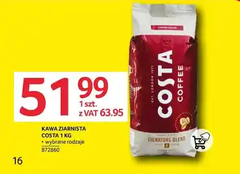 Selgros Kawa ziarnista Costa oferta