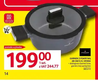Selgros Garnek z pokrywką Zwieger oferta
