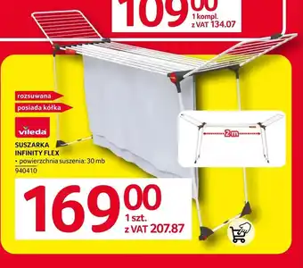 Selgros Suszarka na pranie Vileda oferta
