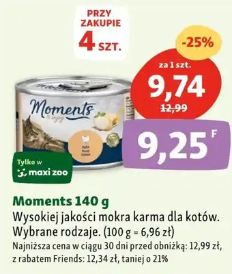 Maxi Zoo Mokra karma dla kota Moments oferta