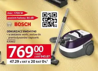 Selgros Odkurzacz Bosch oferta