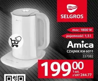 Selgros Czajnik Amica oferta