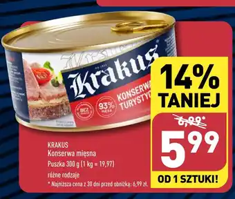 ALDI Konserwa mięsna 300 g oferta