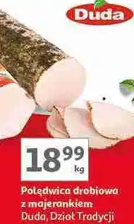 Auchan Polędwica drobiowa z majerankiem Silesia Duda oferta