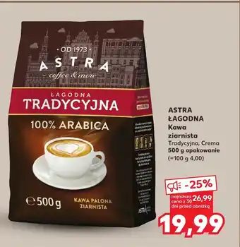 Kaufland Kawa Astra Łagodna Crema oferta