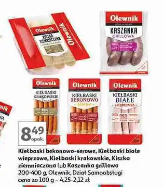 Auchan Kaszanka grillowa Olewnik oferta