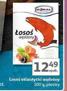 Auchan Łosoś sałatkowy wędzony Koral (Graal) oferta