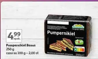 Auchan Chleb pumpernikiel Mestemacher oferta