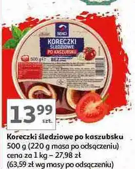 Auchan Koreczki śledziowe kaszubskie Seko oferta