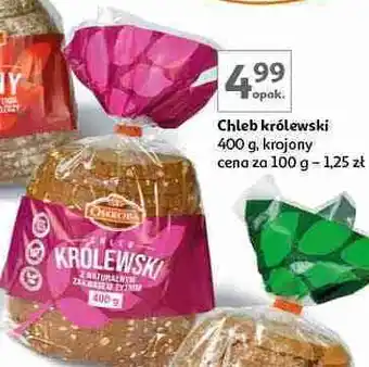 Auchan Chleb królewski krojony Oskroba oferta