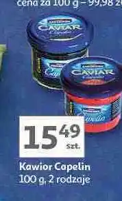 Auchan Kawior capelin czarny Aakerman oferta