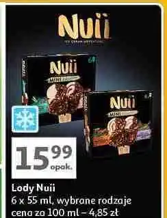 Lody na patyku mini adventure java vanilla + italian roasted hazelnut Nuii
