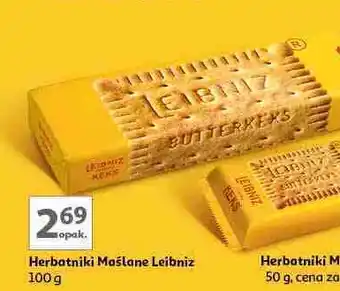 Auchan Herbatniki maślane Leibniz oferta