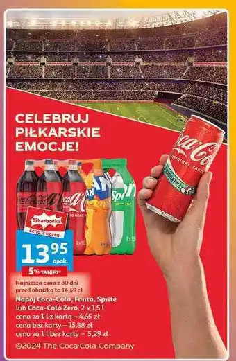 Auchan Napój Coca-Cola Zero oferta