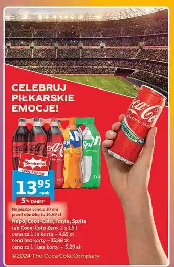 Auchan Napój pomarańczowy Fanta oferta