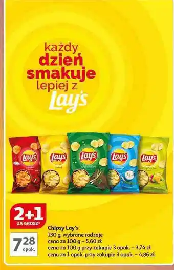 Auchan Chipsy fromage Lay's oferta