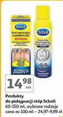 Auchan Krem regenerujący na popękane pięty active repair k+ Scholl oferta