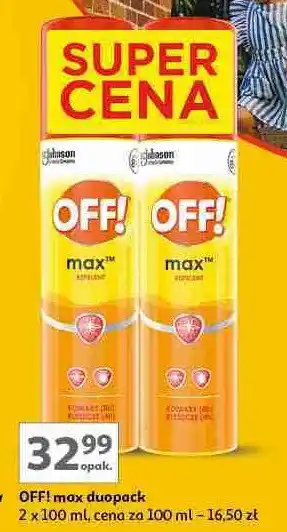 Auchan Spray przeciw owadom Off! Max oferta