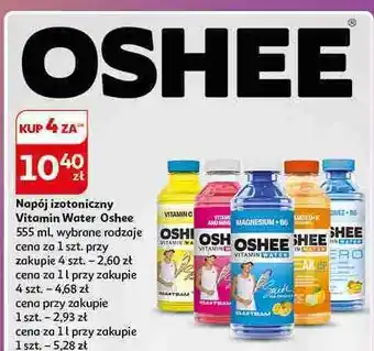 Auchan Napój witaminy d+k Oshee Vitamin Water oferta