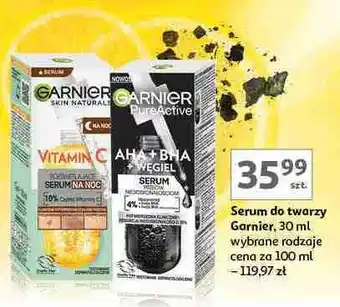 Auchan Serum na noc Garnier Vitamin C oferta