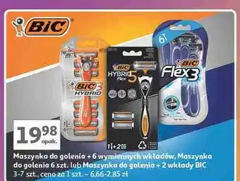 Auchan Maszynka do golenia Bic Flex 3 oferta