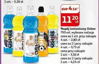 Auchan Napój izotoniczny pomarańczowy Oshee oferta