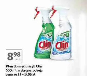 Auchan Płyn do mycia szyb original Clin Windows & Glass oferta