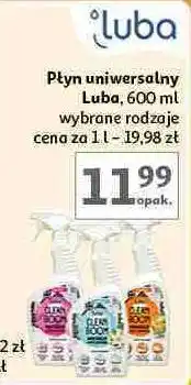 Auchan Płyn do czyszczenia uniwersalny jaśmin Luba Comfort Clean Boom oferta
