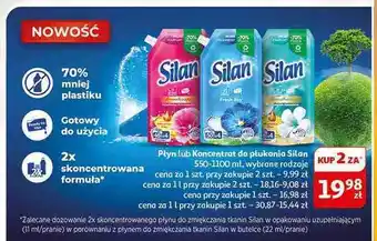 Auchan Płyn do płukania kwiatowy Silan Aromatherapy oferta