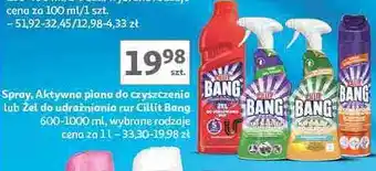 Auchan Żel do udrażniania rur Cillit Bang oferta