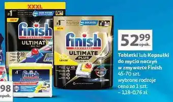 Auchan Kapsułki do zmywarki Finish Ultimate Plus oferta