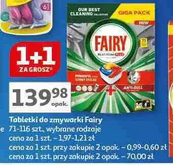 Auchan Tabletki do zmywarki Fairy Platinum Plus oferta