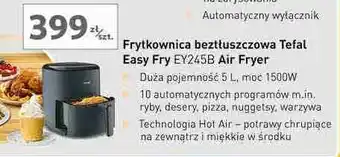 Auchan Frytkownica ey245b Tefal oferta